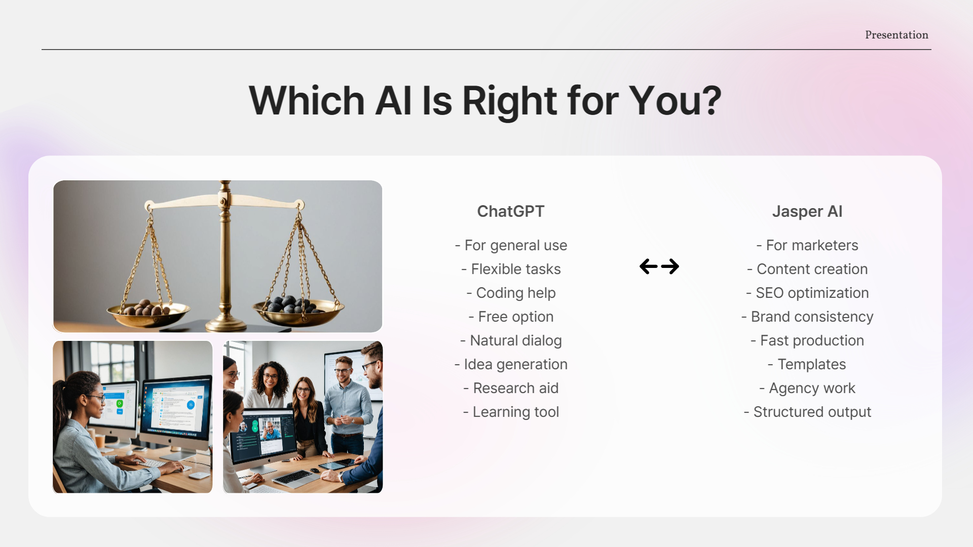 When to Use ChatGPT