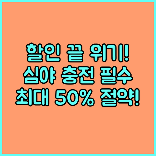 특례 할인 사라진 전기차 유지비 심야..