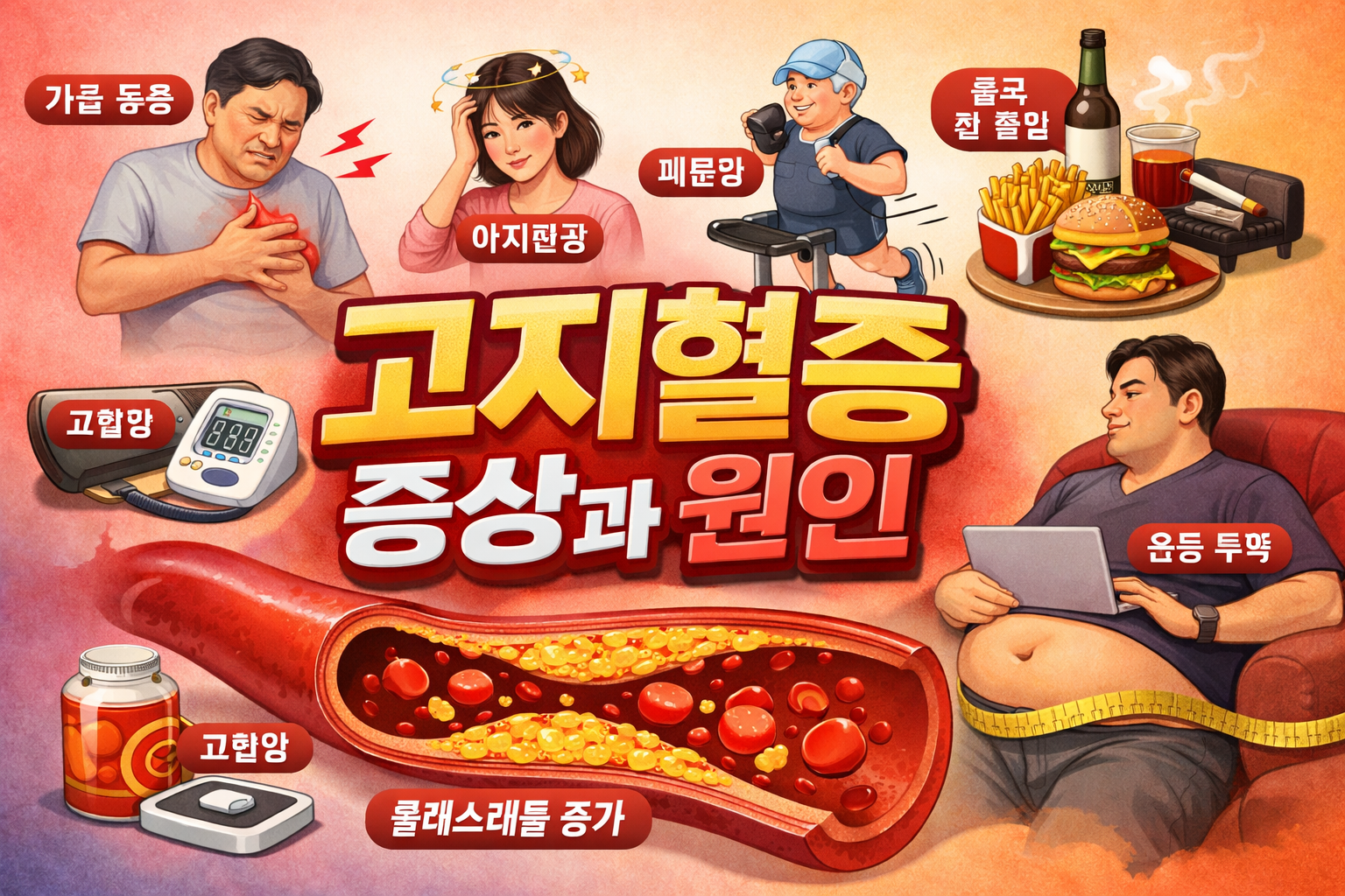 고지혈증 증상과 원인 알아보기