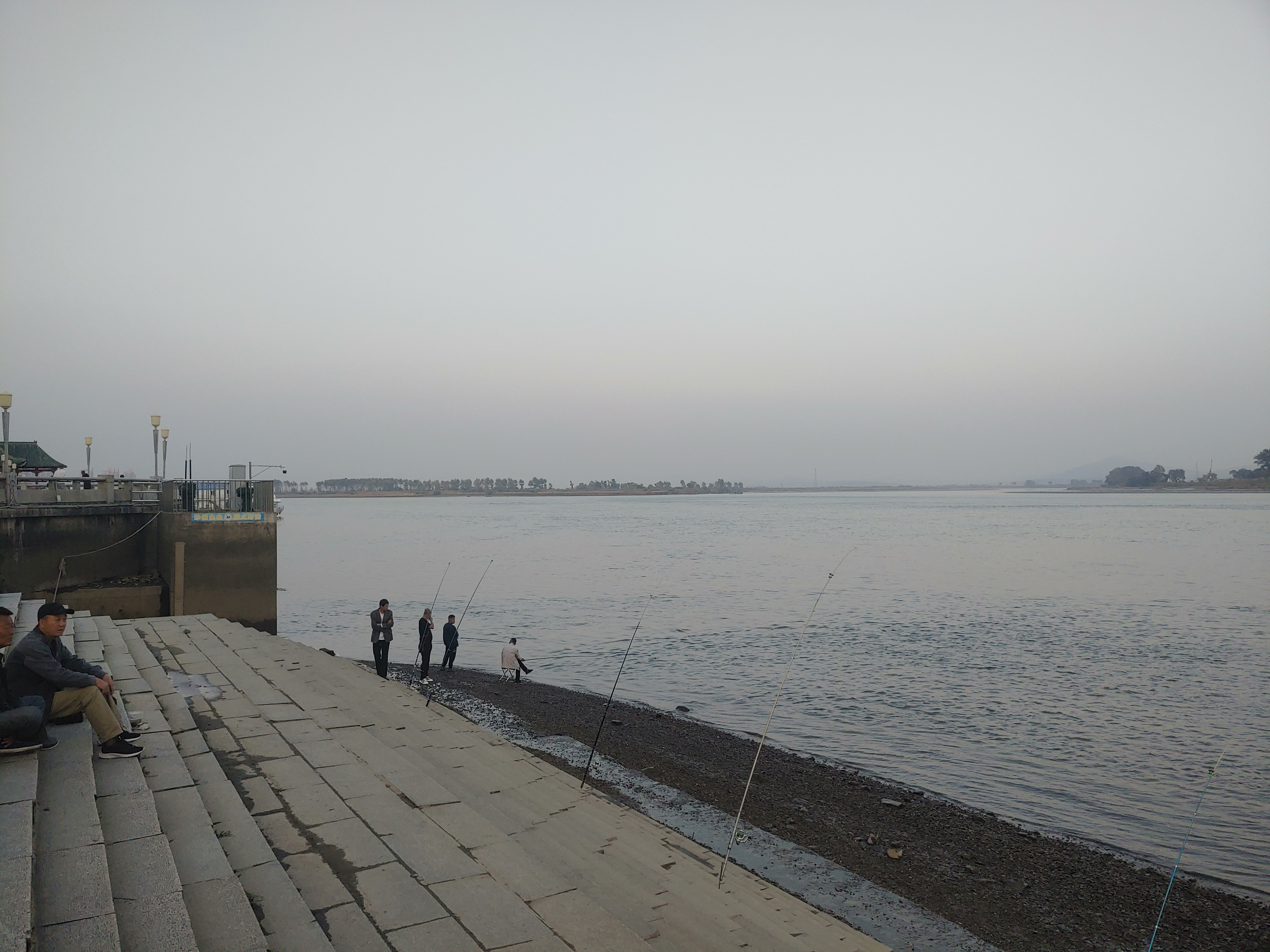 압록강 풍경 사진