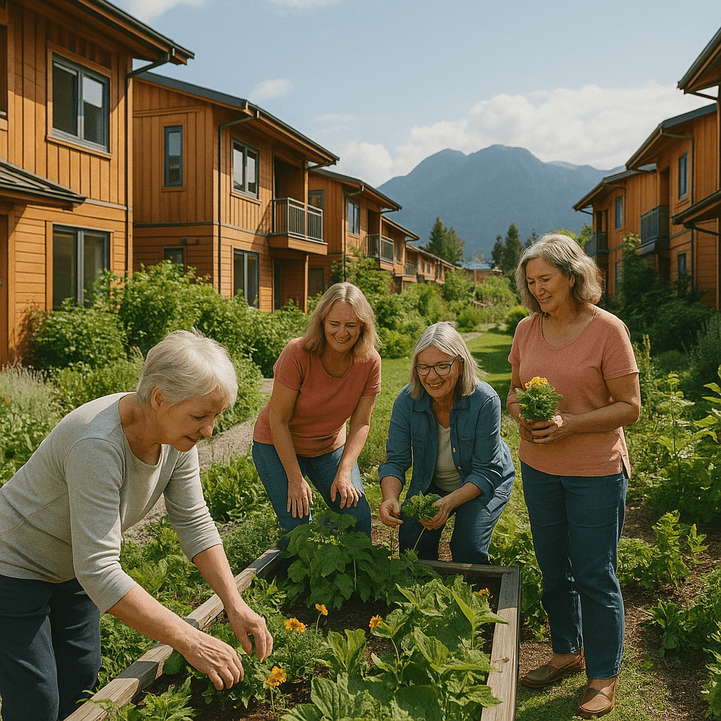 캐나다 밴쿠버의 Driftwood Village, 자연 속에서 자립과 유대를 찾는 여성 노후 공동체