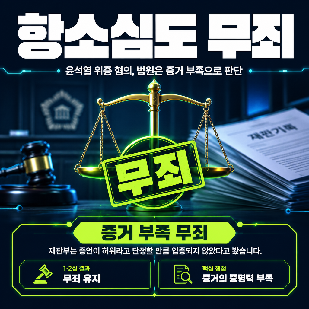 항소심도 무죄