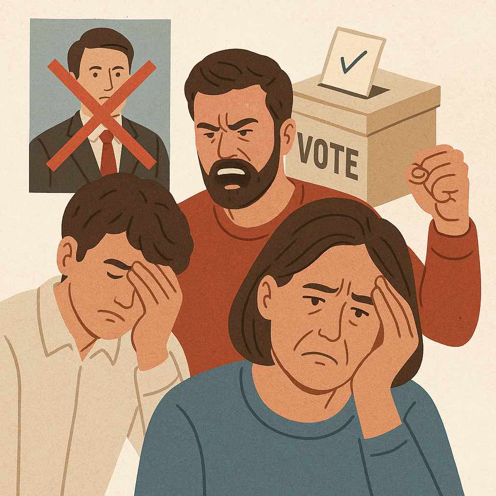 대선 결과에 따른 합리화와 심리적 방어