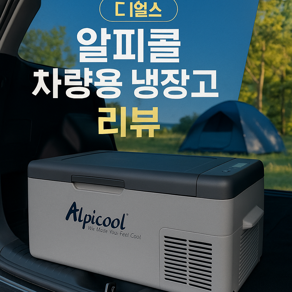 디얼스 알피쿨 차량용 냉장고 써봤어요! 캠핑 필수템 리뷰 총정리