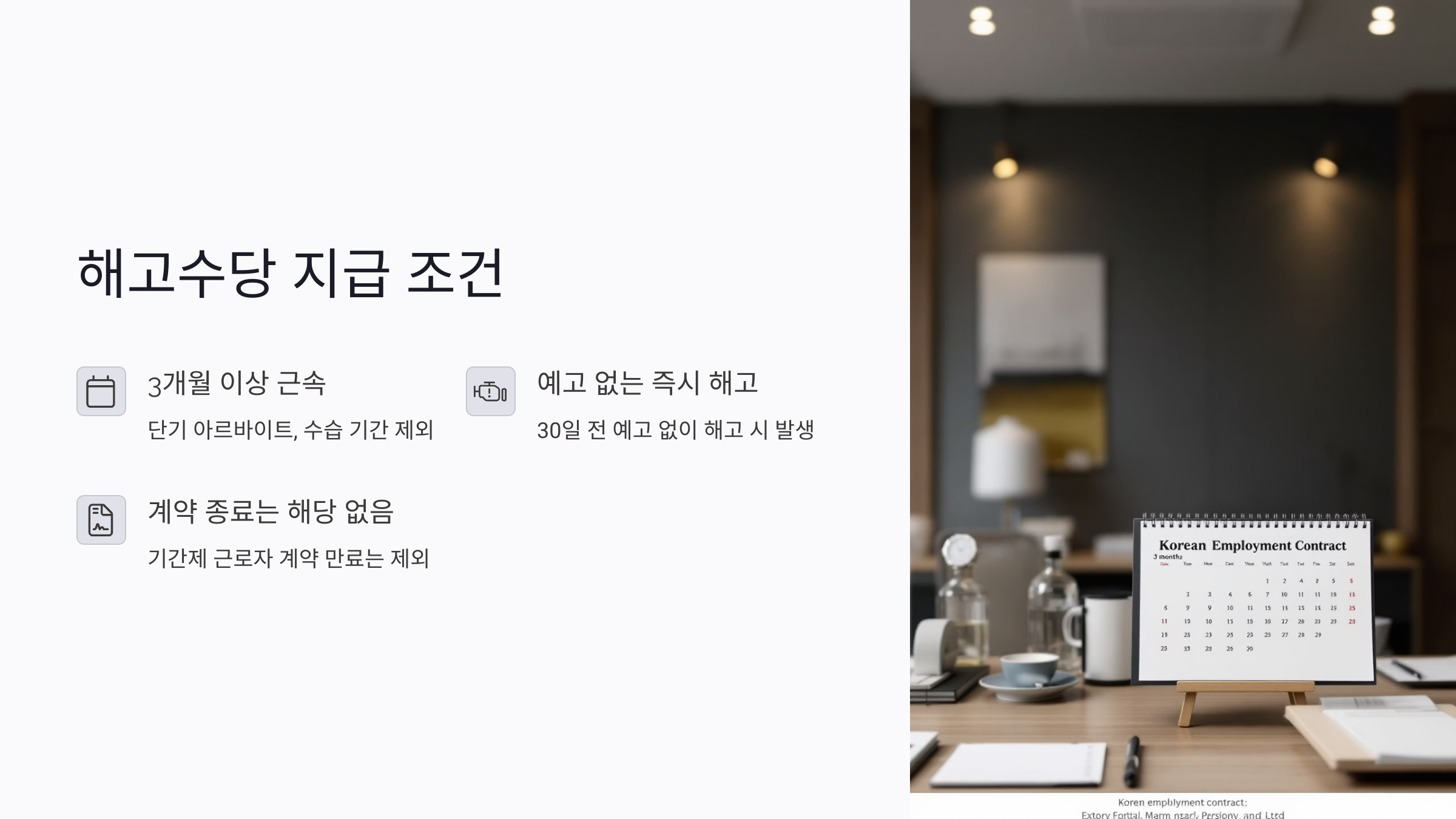 해고수당이란 무엇이고 왜 중요한가요?