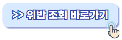 고속도로 버스전용차로 위반 조회