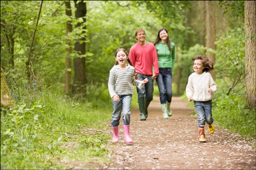주말을 즐겁게 가족들끼리 이미지