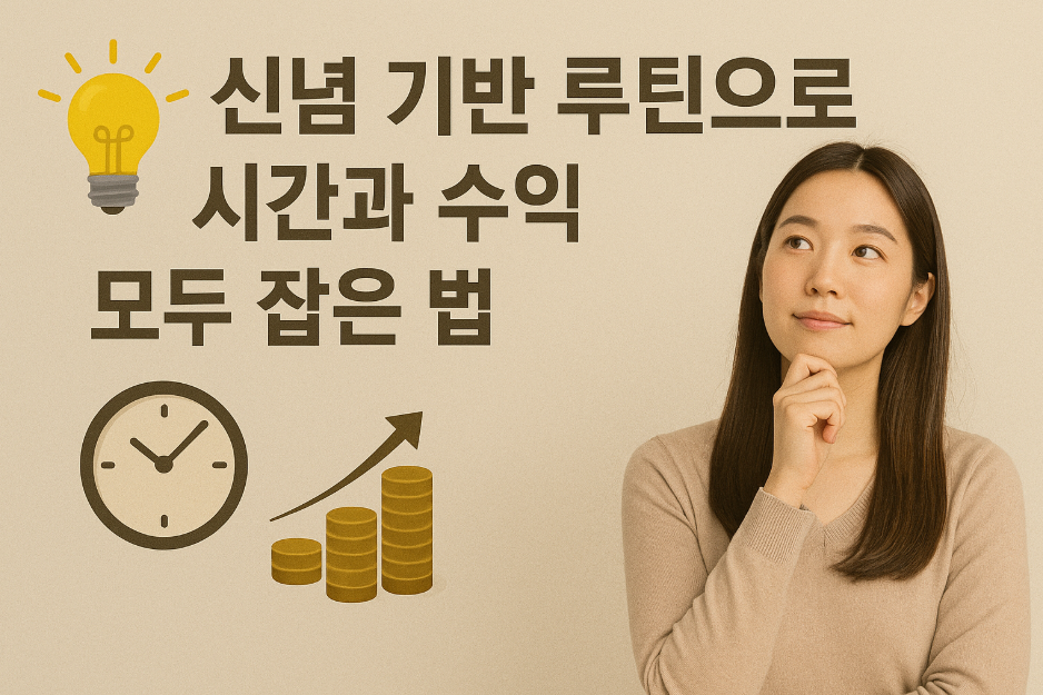 신념 기반 루틴으로 시간과 수익 모두 잡은 법