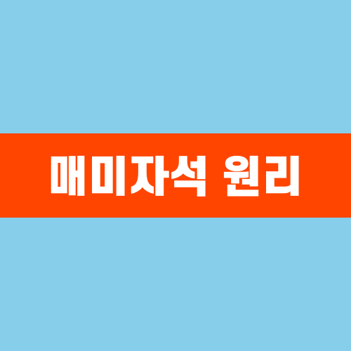 매미자석 원리