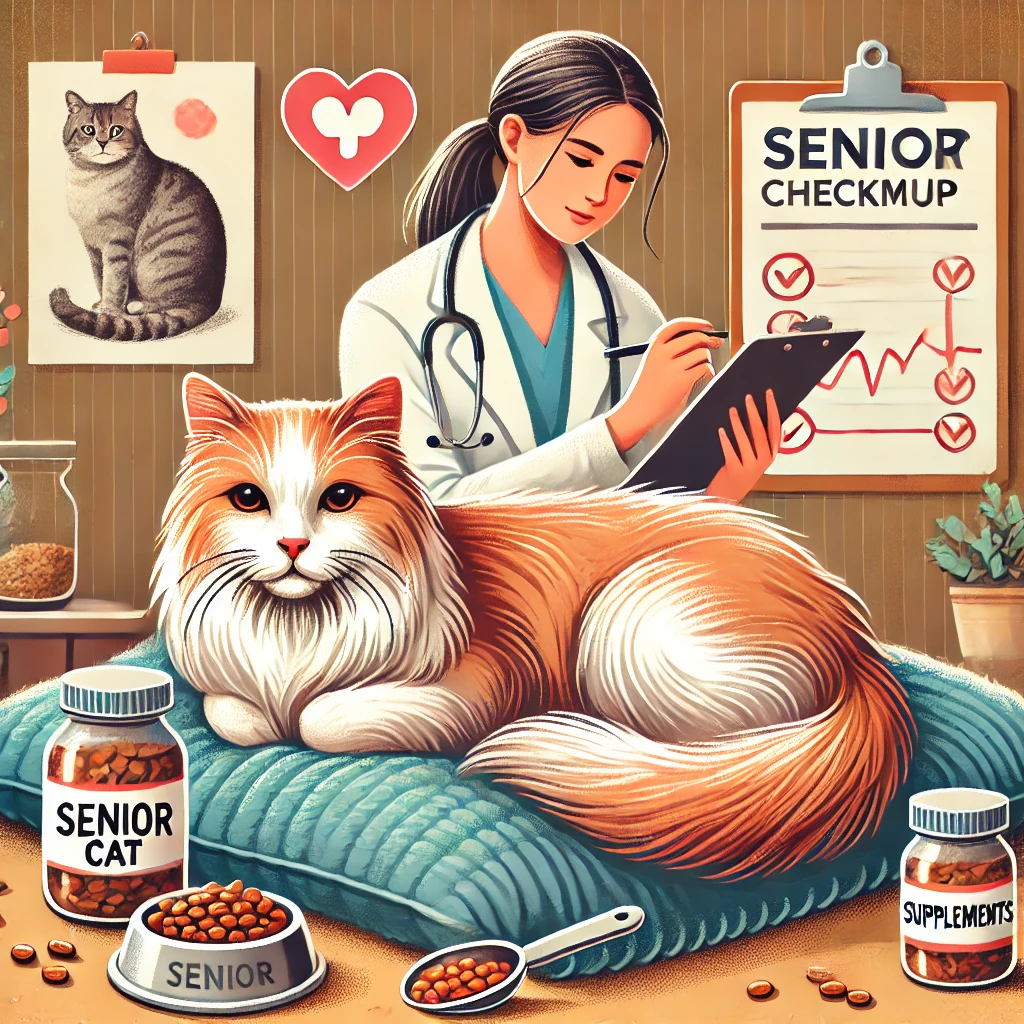 고양이의 노화 관리와 건강한 노년을 위한 케어 방법