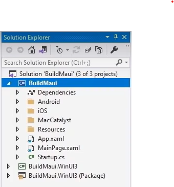 .NET MAUI 프로젝트 구조