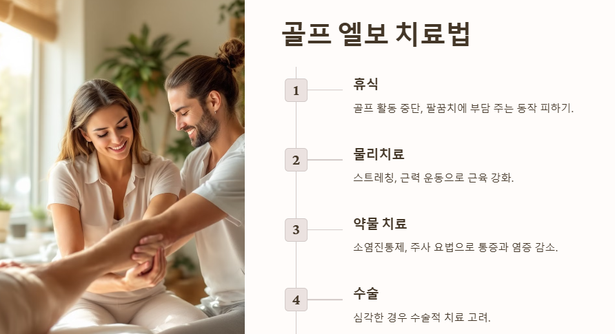 골프 엘보 치료법