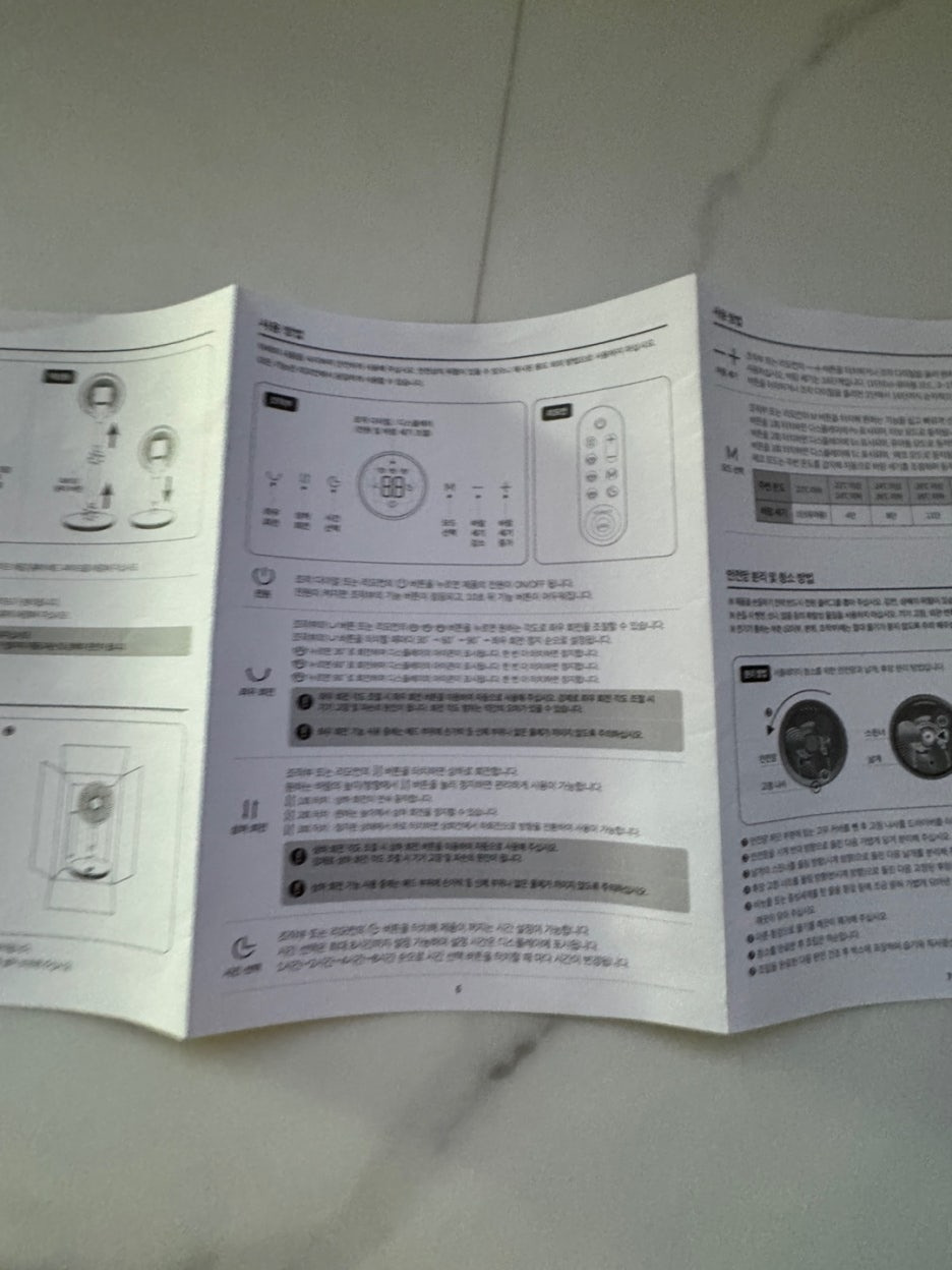 신일 에어 서큘레이터 설명서 자료