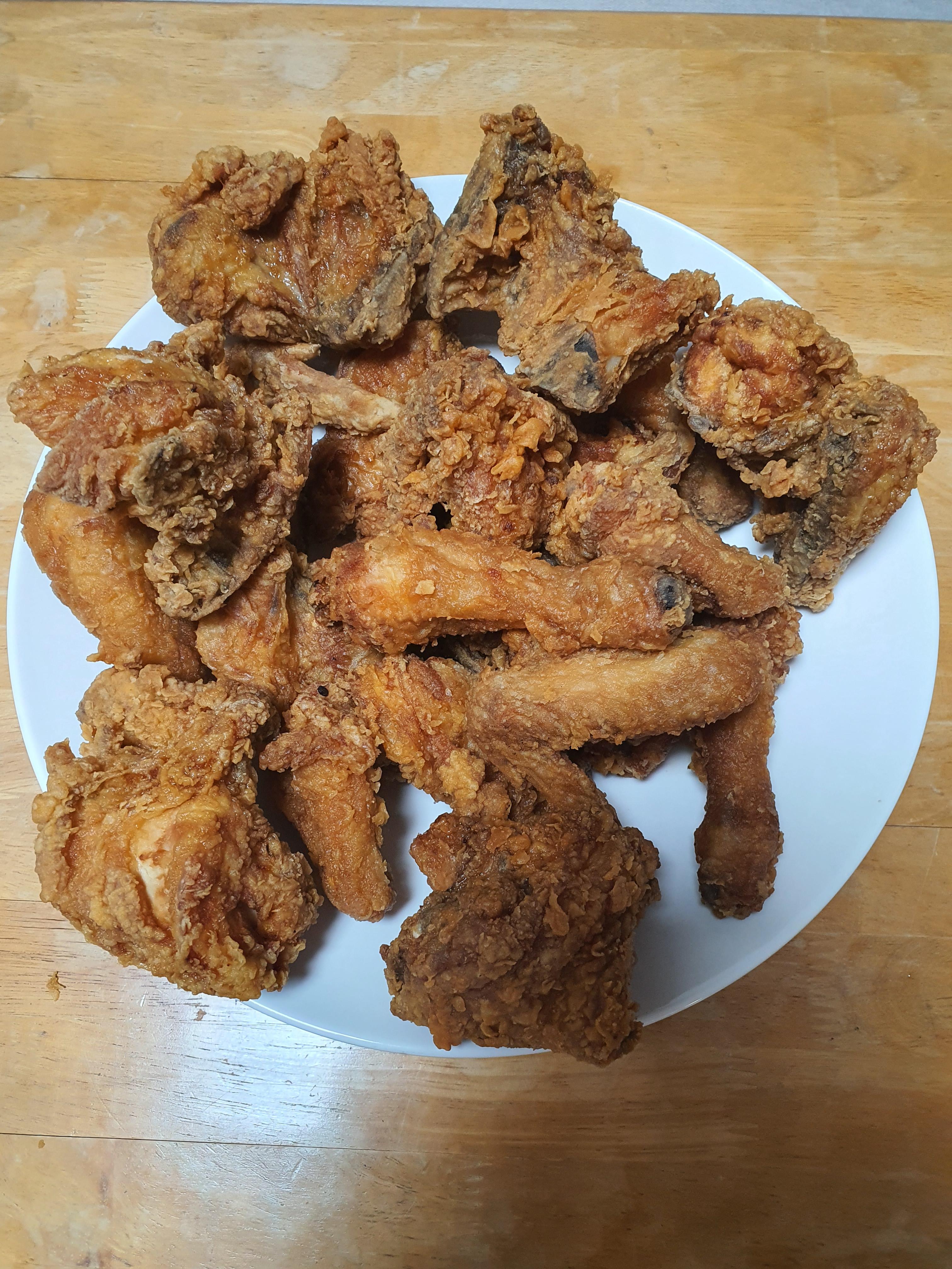 에어프라이어 돌린 당당치킨