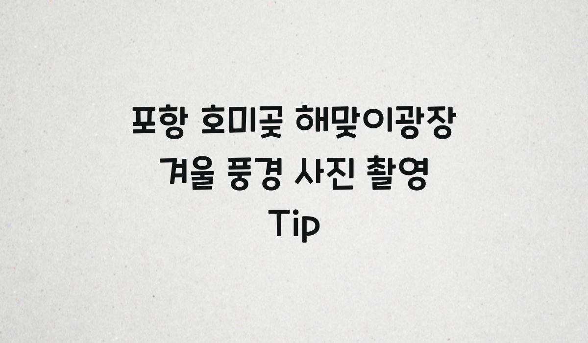 포항 호미곶 해맞이광장