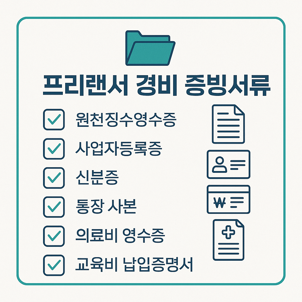 프리랜서 세액공제 서류 준비 체크리스트