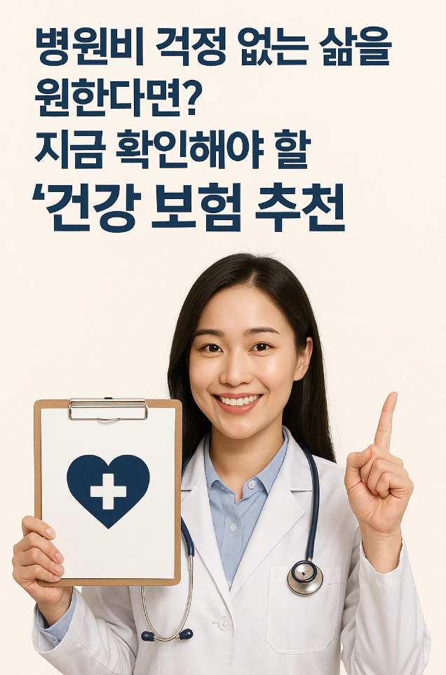 병원비 걱정 없는 삶을 원한다면? 지금 확인해야 할 &lsquo;건강 보험 추천&rsquo;