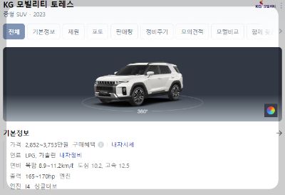 토레스-쌍용-준중형