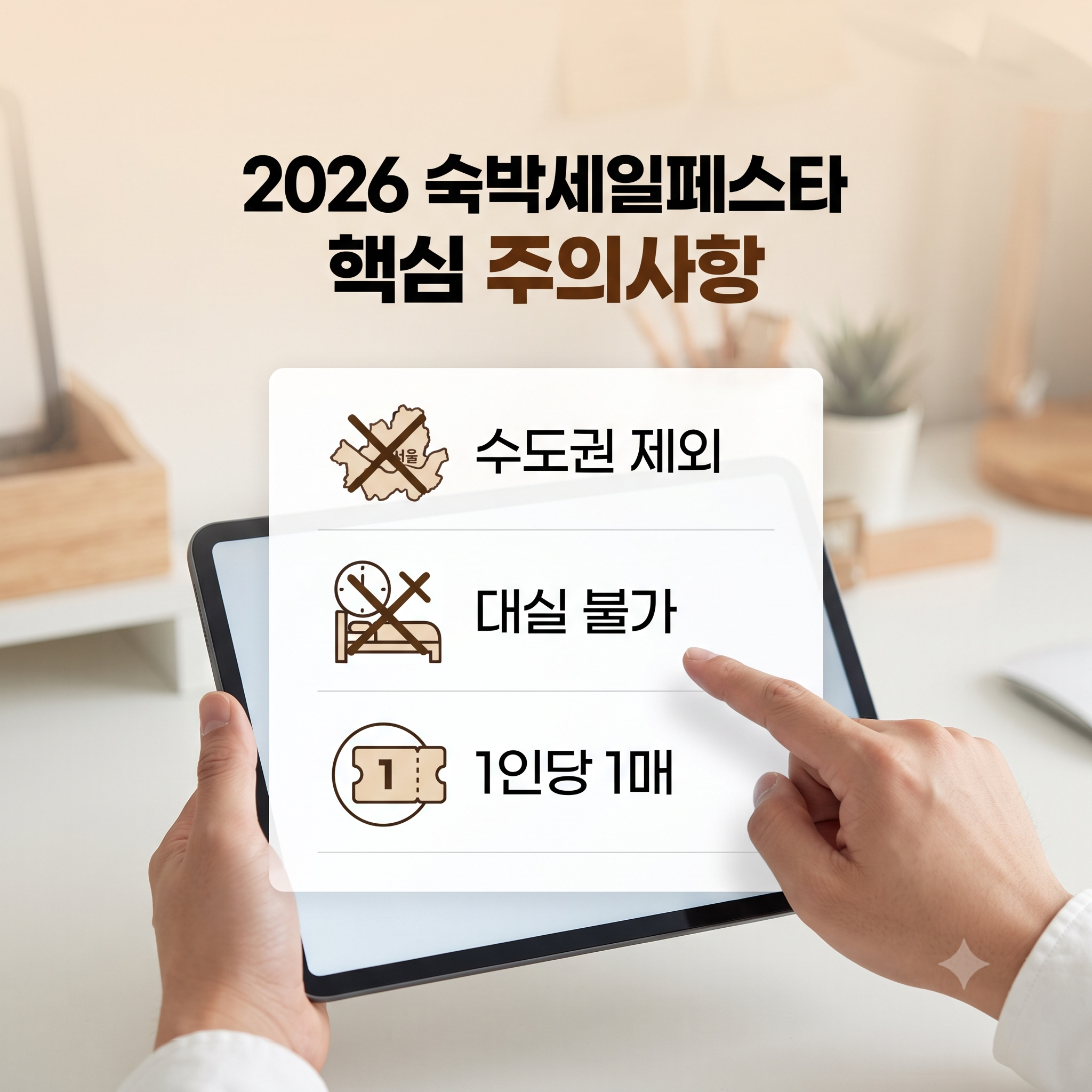 2026 숙박세일페스타 신청 안 하면 손해! 반값에 여행 가는 법
