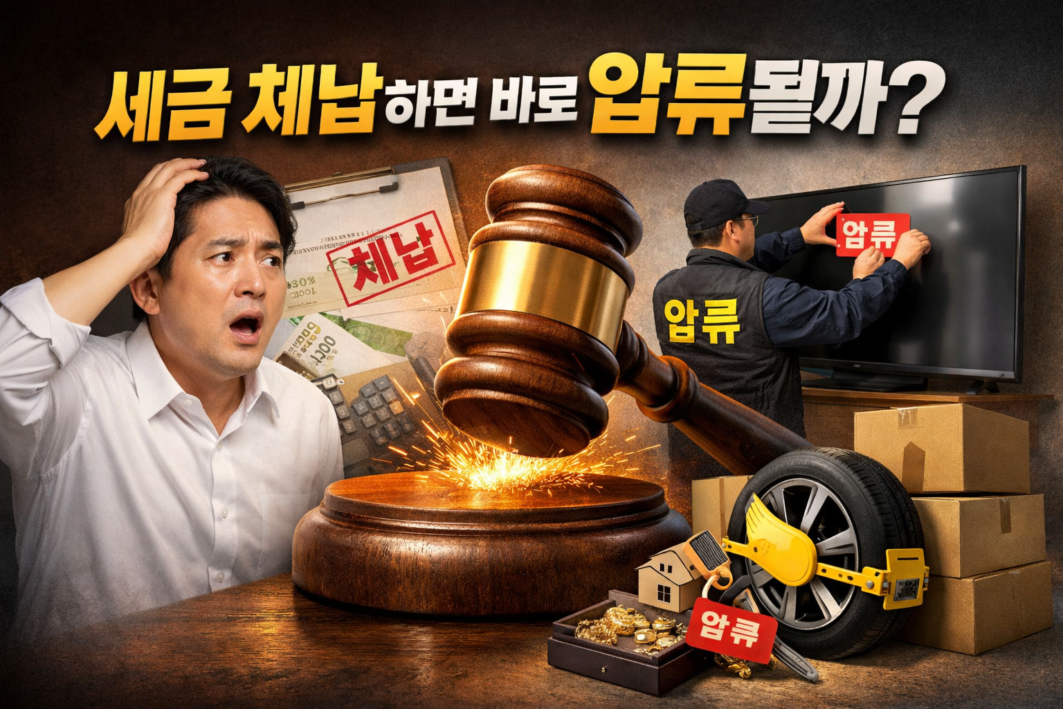 세금 체납하면 바로 압류될까?