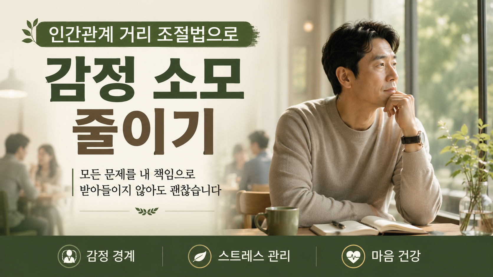 인간관계 거리 조절법으로 감정 소모 줄이기