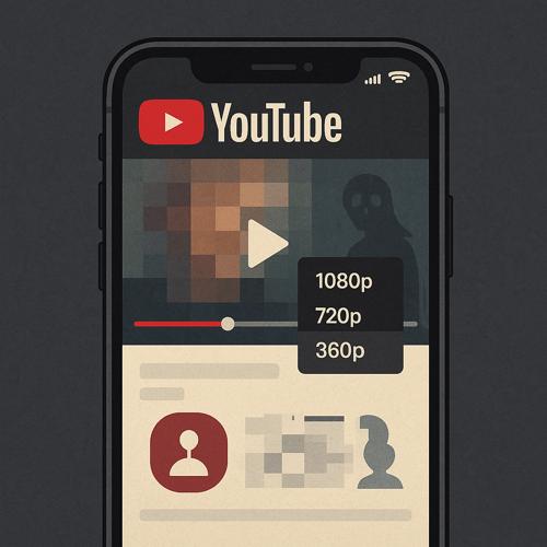아이폰 유튜브 화질 저하 섬네일