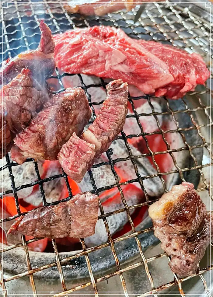 강원 홍천 맛집 농장직영 한우 정육식당, 투뿔 숯불 구이