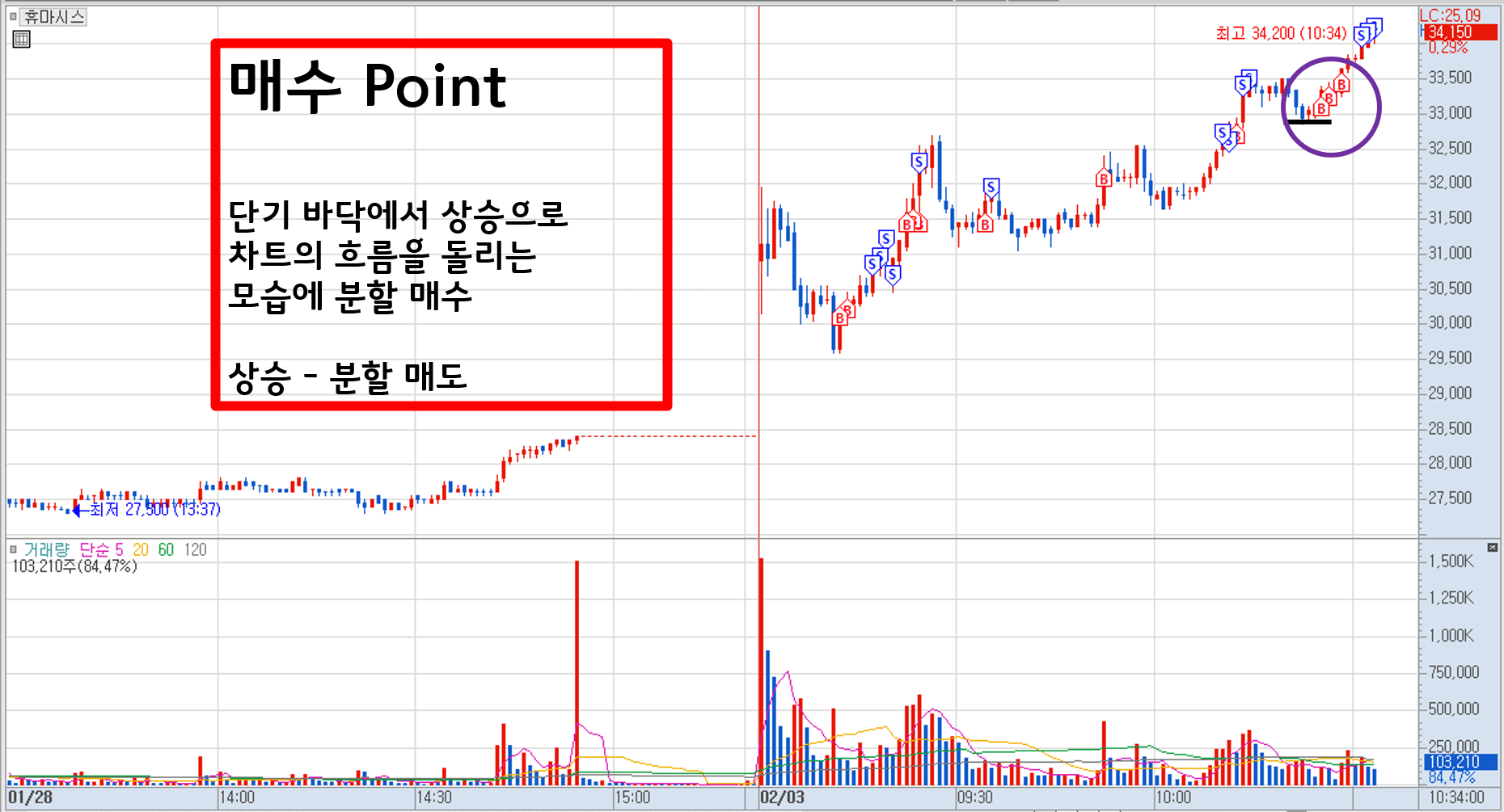 휴마시스 매매 사례 소개 6)