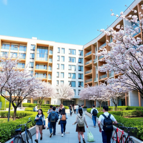 일본 유학생 기숙사 관련 사진