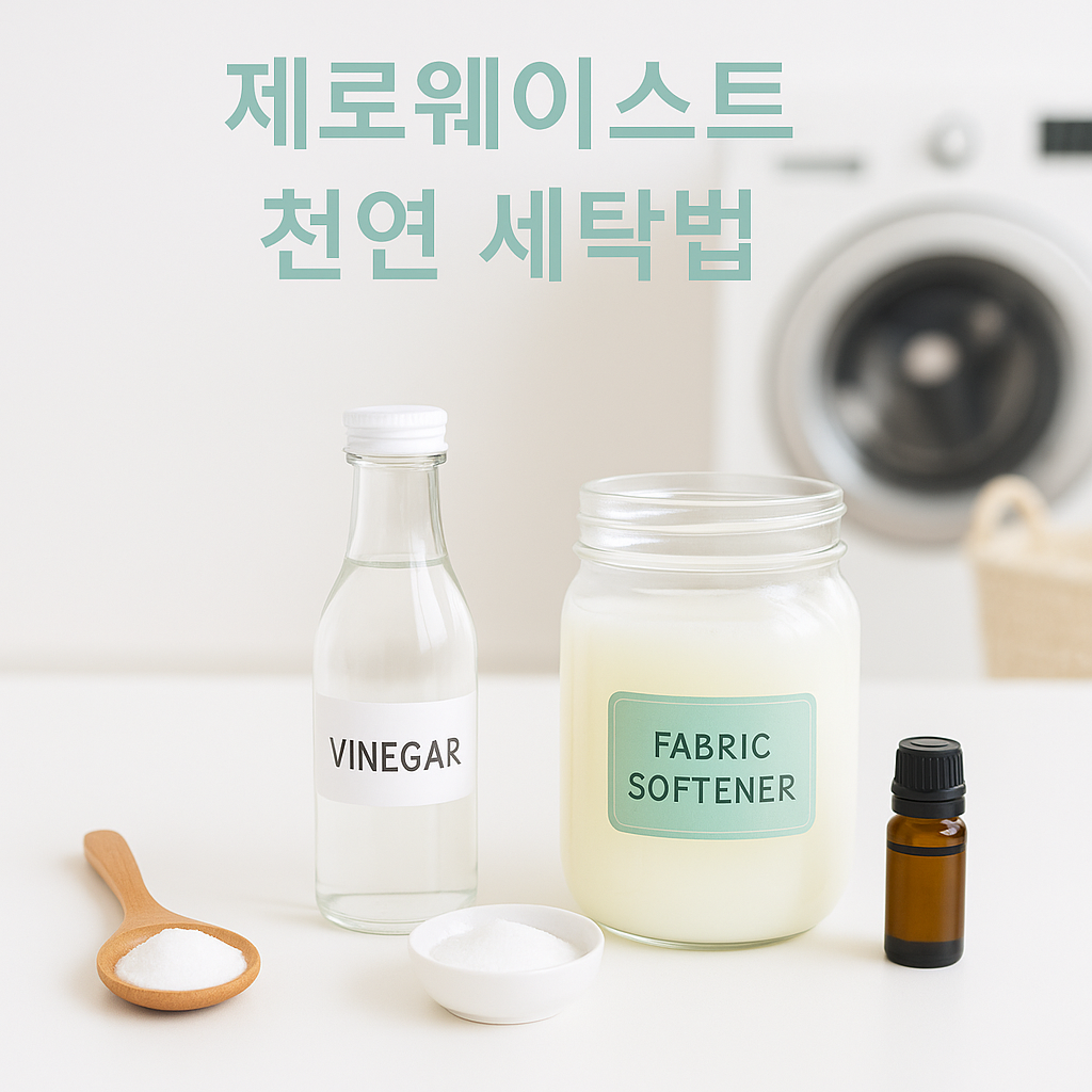 제로웨이스트 천연세탁법