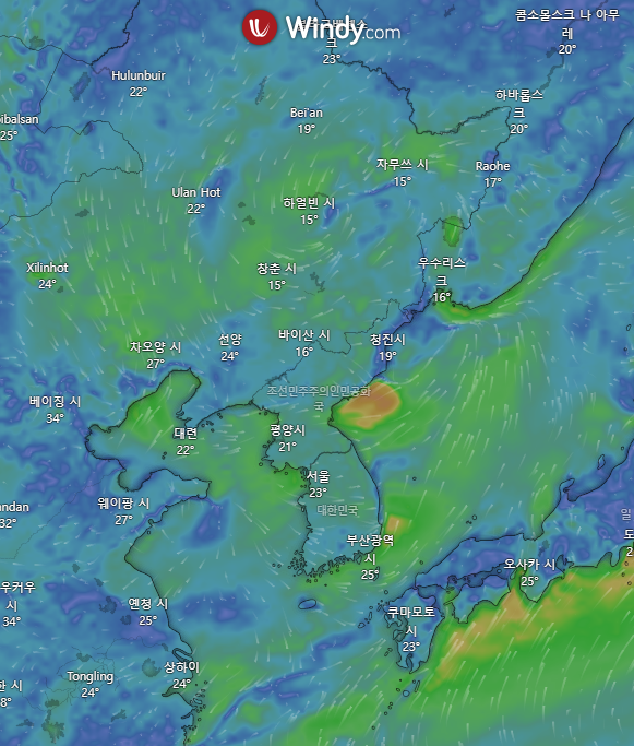 윈디닷컴-날씨누리-보기
