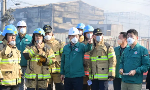 인천 서구 왕길동 64-53 공장 화재 현장 피해 상황 보고