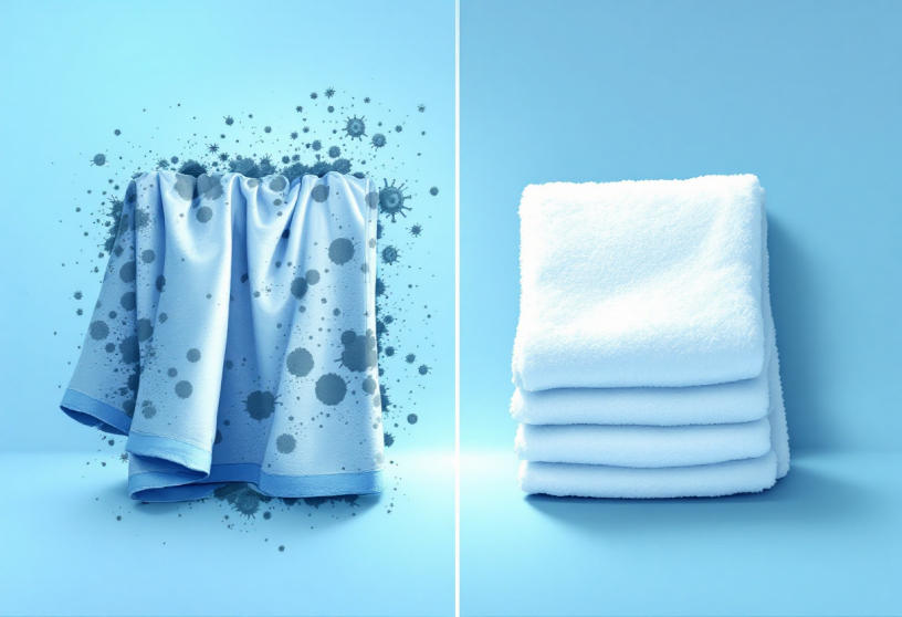 세탁 전 후 모습