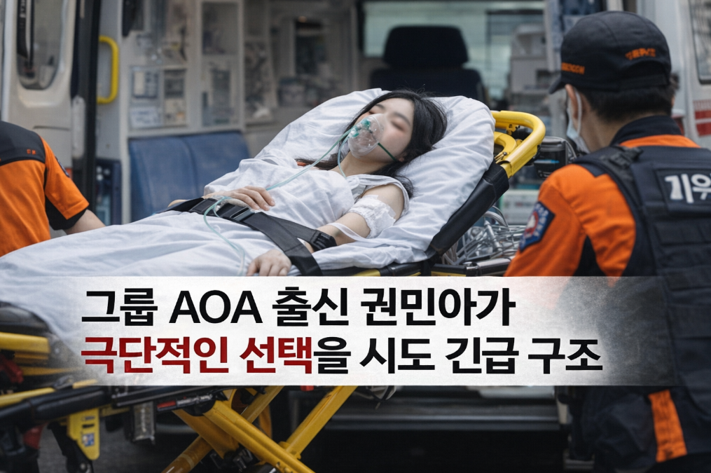 그룹 AOA 출신 권민아 극단적 선택 후 구조 고백, 이것만 알면 끝