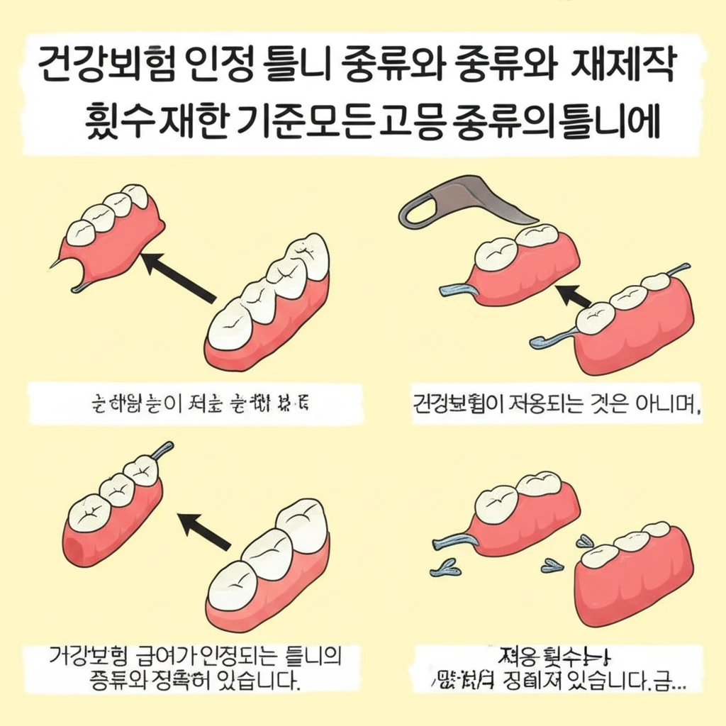 틀니 보험 적용 3대 핵심 조건: 만..