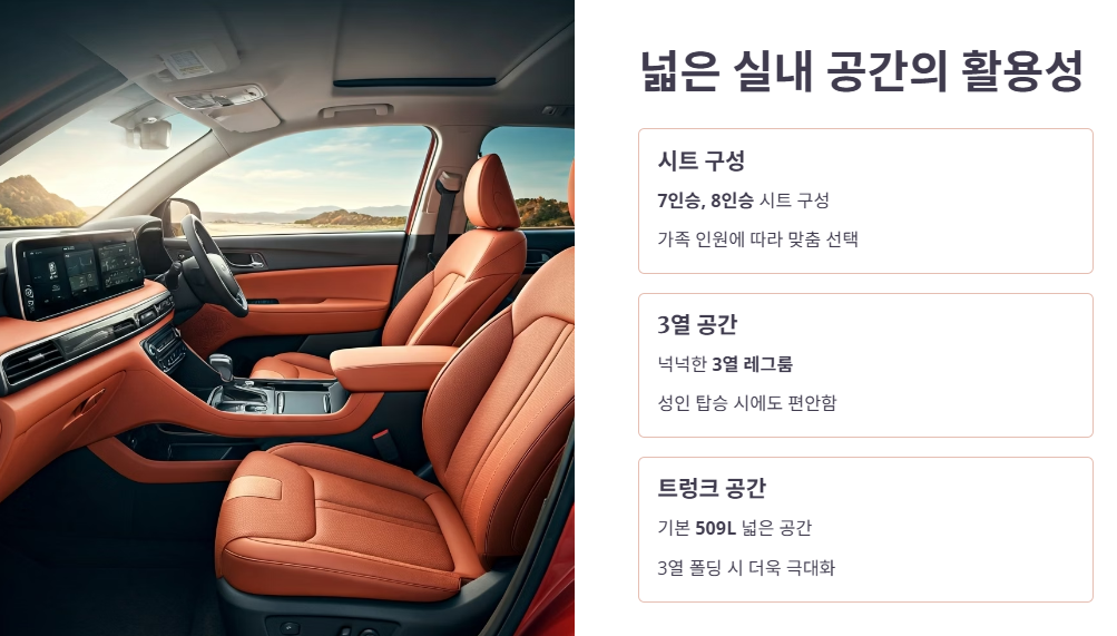 넓은 실내 공간의 활용성