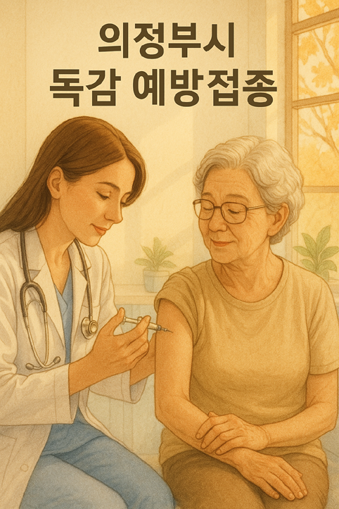 의정부 독감 예방접종 이미지