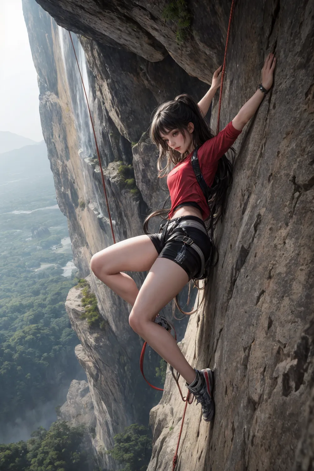 Stable diffusion AI Picture-Climbing