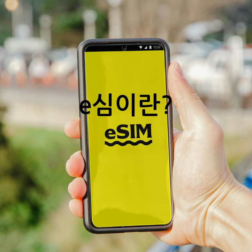 SKT e심 셀프개통과 유심포맷