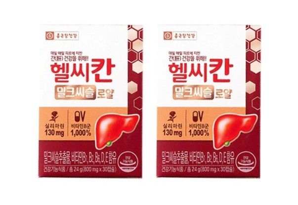 종근당건강 헬씨칸 밀크씨슬 영양제