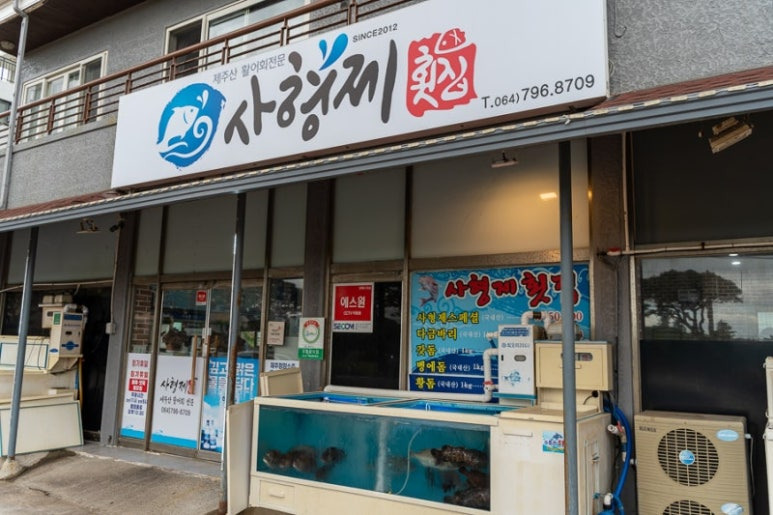 제주 협재 고등어회 '사형제횟집'