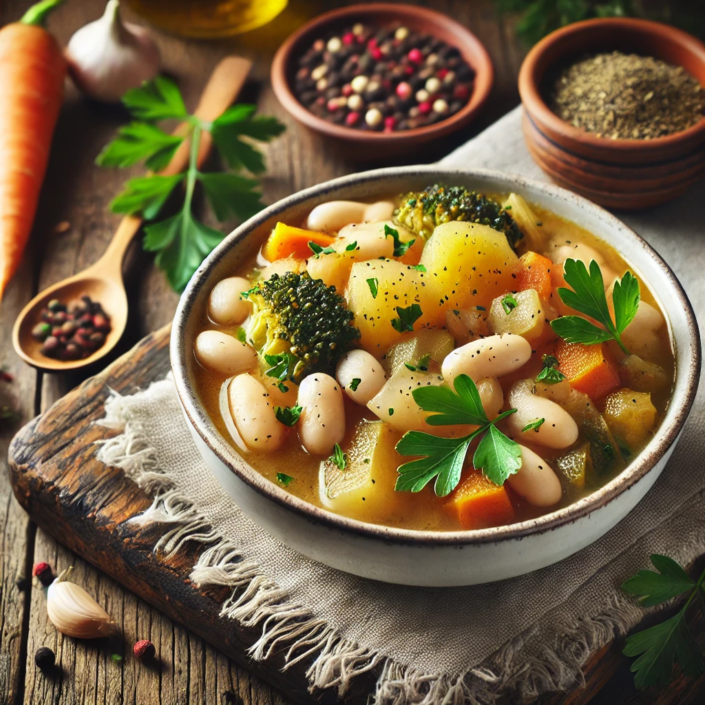 흰강낭콩 찌개