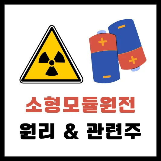 소형모듈원전 SMR 소개, 관련주, 원리, 종류