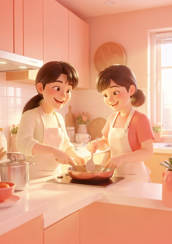 가스레인지 미리 준비