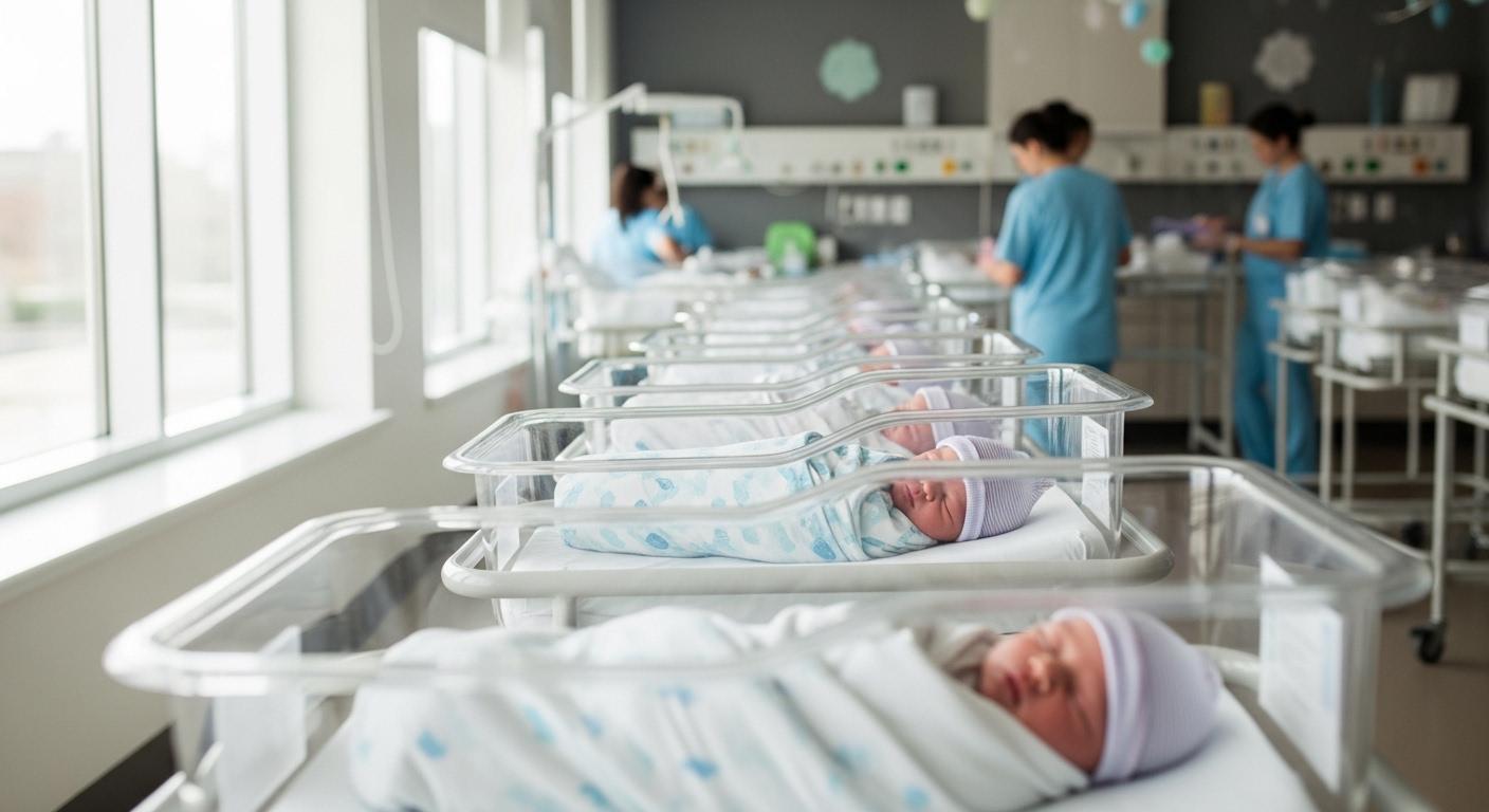 아기 병원 처음