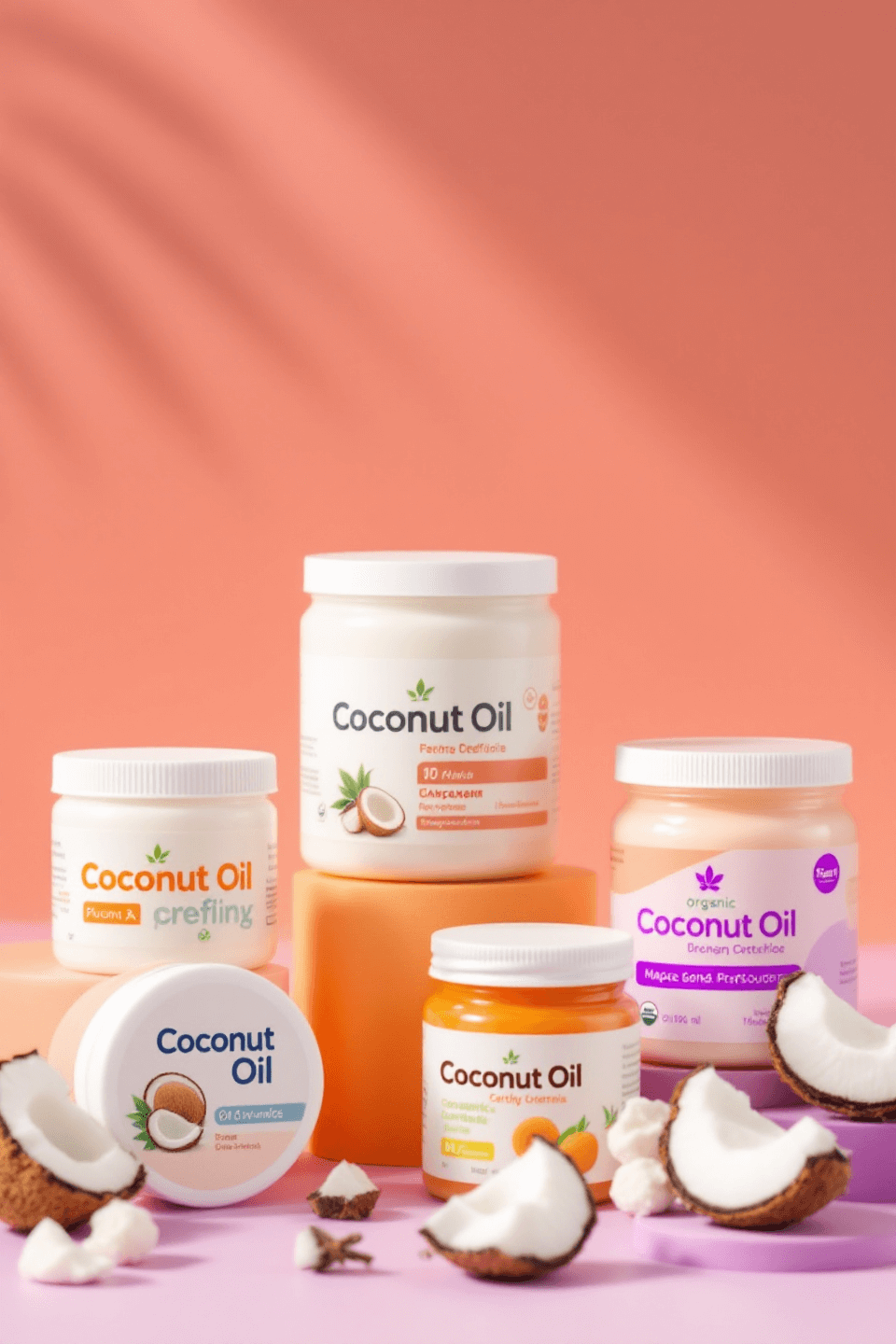 코코넛오일 사진입니다.