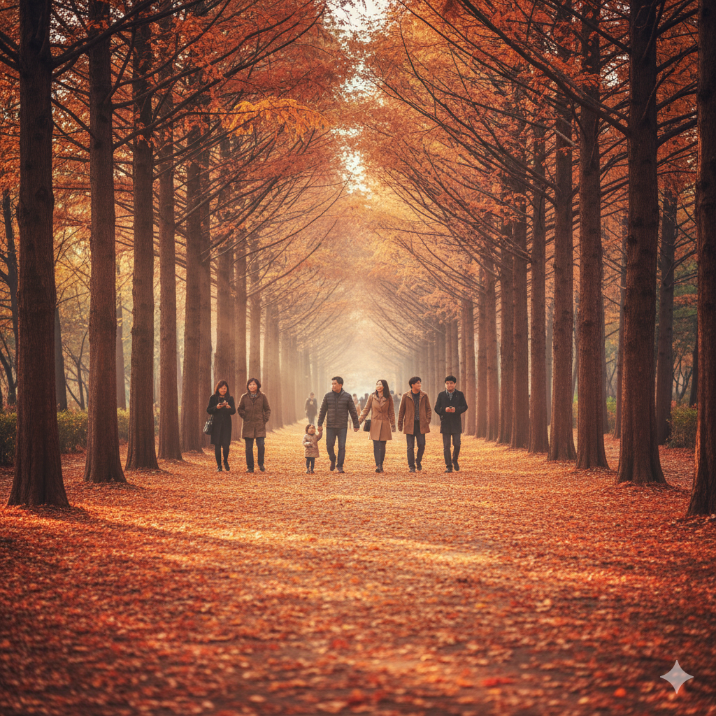 서울숲 – 은행나무·메타세쿼이아 감성 산책