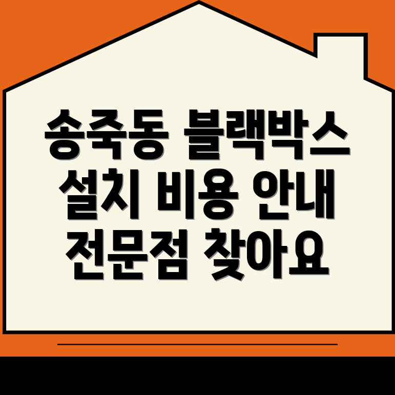 블랙박스 설치 비용