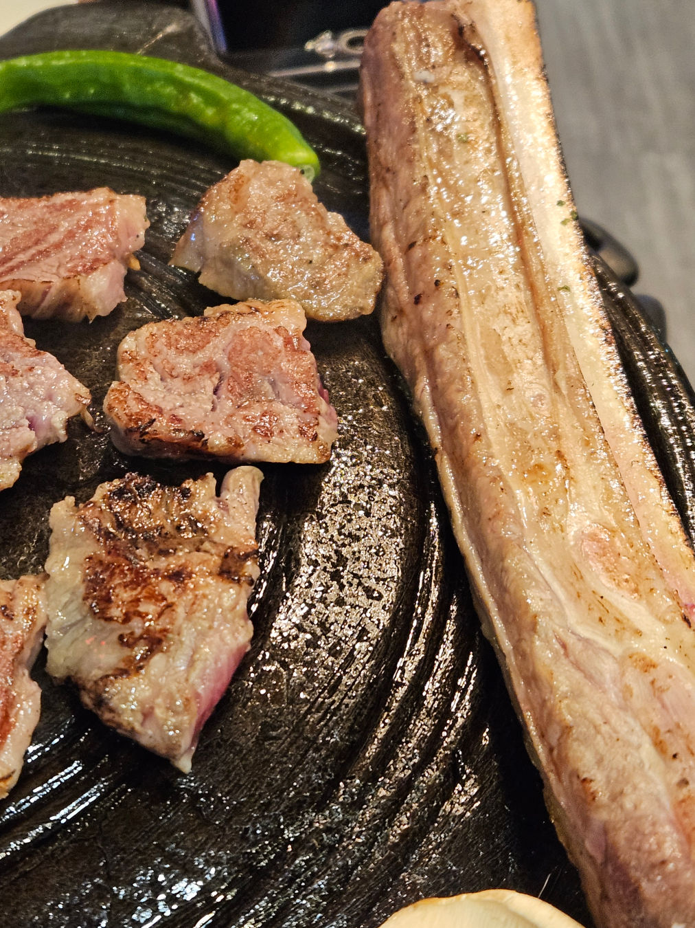 짚불구이 본가 갈비