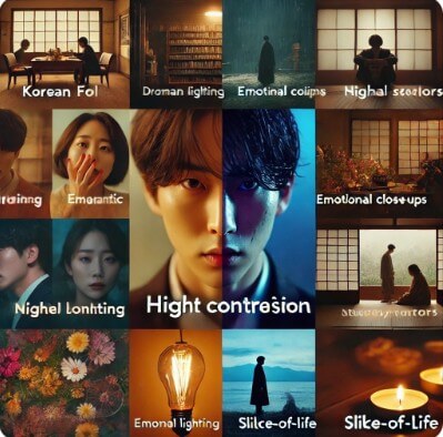 한국 vs 일본 영화 사진